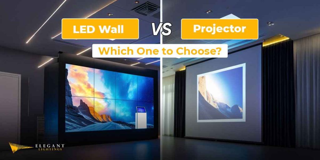 led wall vs projector which one to choose