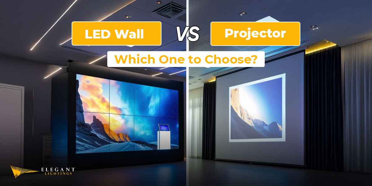 led wall vs projector which one to choose