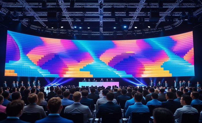 led walls in an event